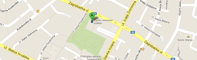 Karta Lokacije održavanja sajma